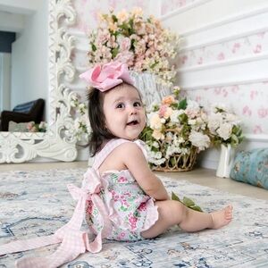 Lovely Mila Darling Floral Sunsuit 3T